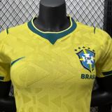 2026-27 Women  Brazil home yellow Player version soccer jersey