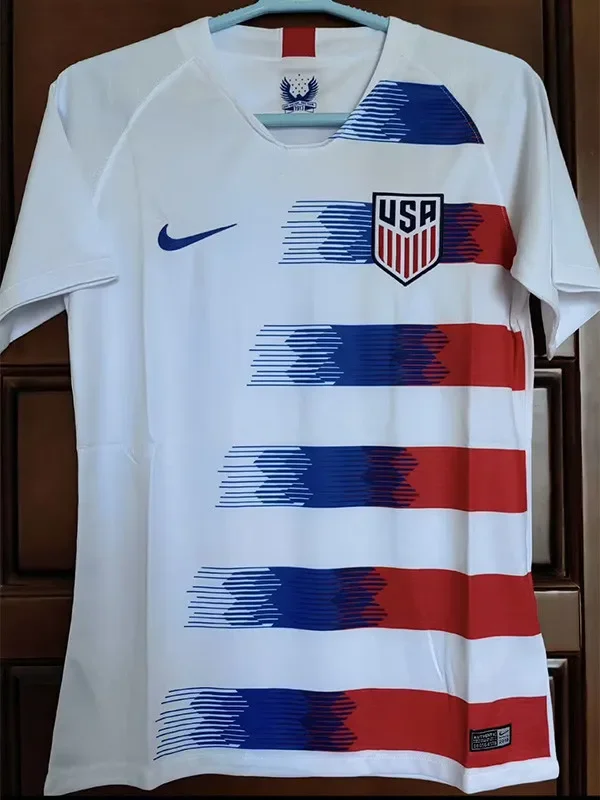 2018 USA Home Retro Soccer Jersey