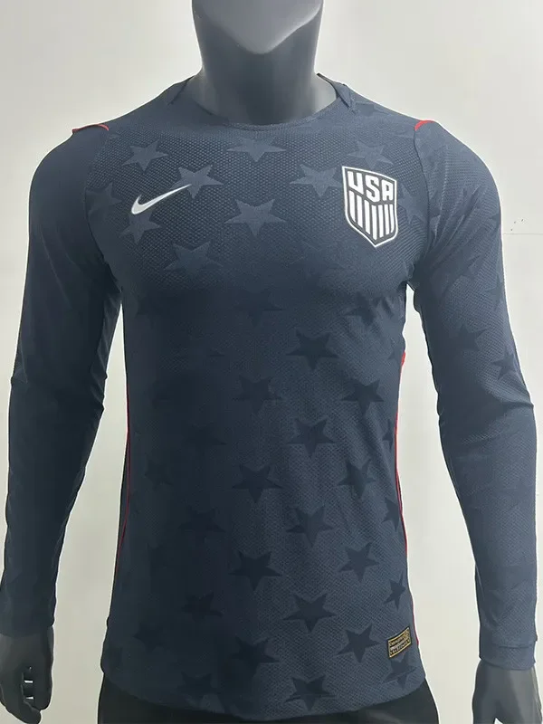 2026-27 USA Away Long Sleeve Player Version Soccer Jersey