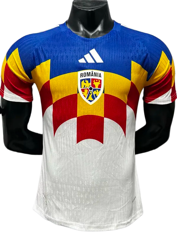 2026-27 Romania Blue White Special Edition Player Version Soccer Jersey