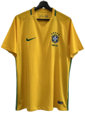 2016 Brazil Home Retro Soccer Jersey