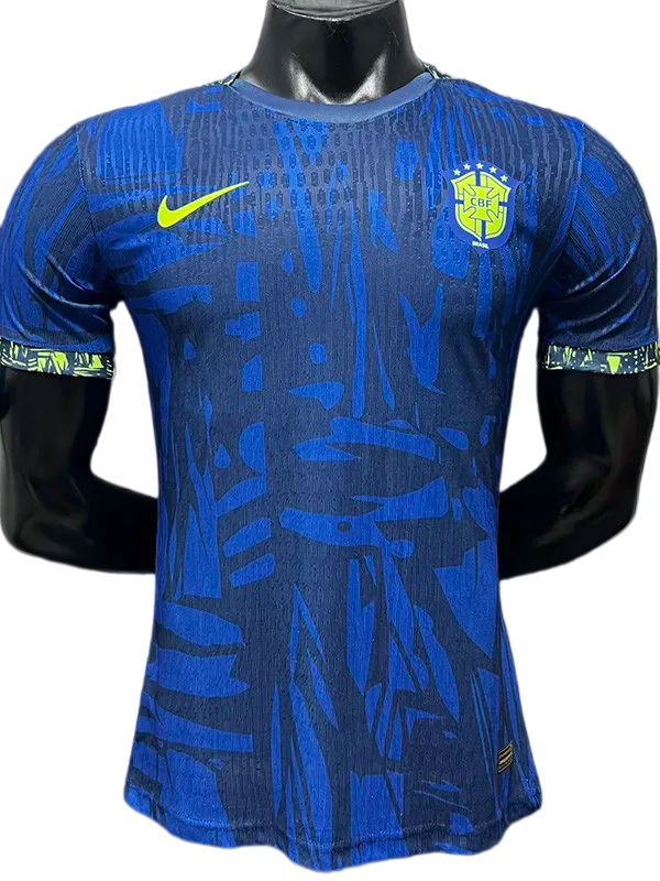 2026-27 Brazil Blue Black Special Edition Player Version Soccer Jersey