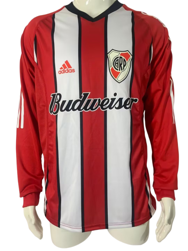2003-04 River Plate retro away long sleeve Soccer Jersey