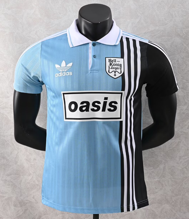 2026-27 Mens Oasis  blue  Polo  Player version soccer jersey