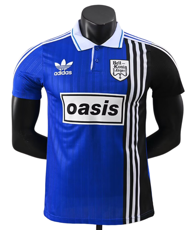 2026-27 Mens Oasis  dark blue  Polo  Player version soccer jersey