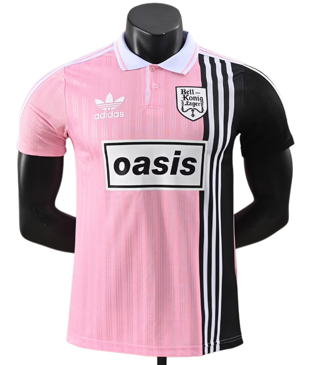 2026-27 Mens Oasis  pink  Polo  Player version soccer jersey