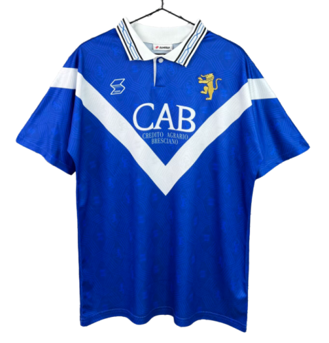 1992-1993 Brescia Home Retro blue Soccer Jersey