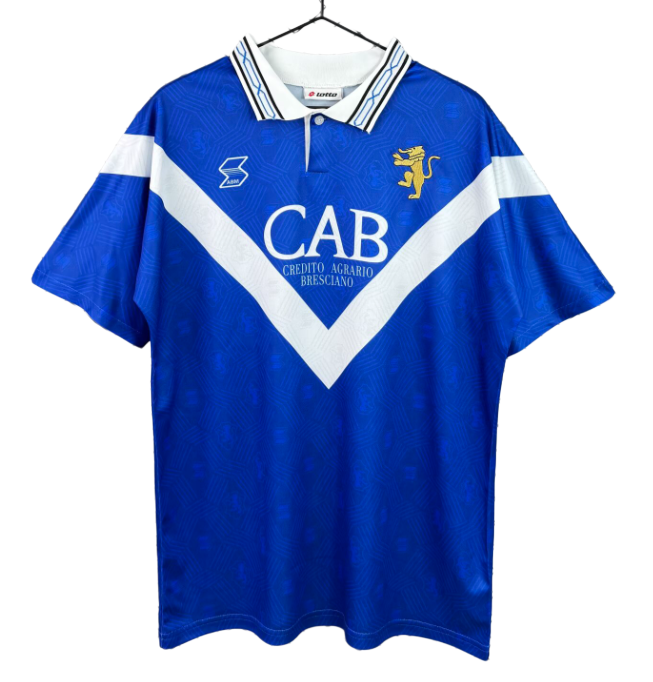 1992-1993 Brescia Home Retro blue Soccer Jersey