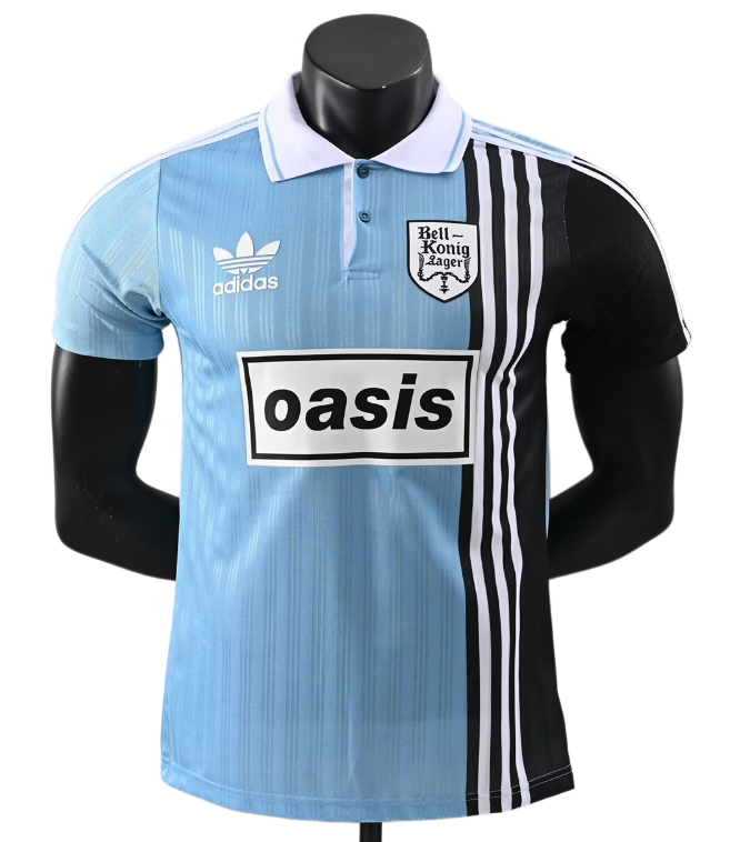 2026-27 Mens Oasis  blue  Polo  Player version soccer jersey