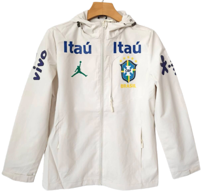 2026-27 Brazil  off white  Windbreaker