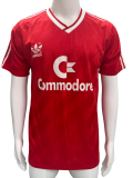 1984-86 Mens Bayern Munich Retro  hone red soccer  Jersey