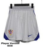 2026-27 Croatia Home Player Version Shorts Pants