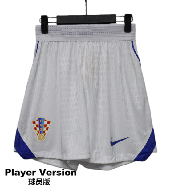 2026-27 Croatia Home Player Version Shorts Pants
