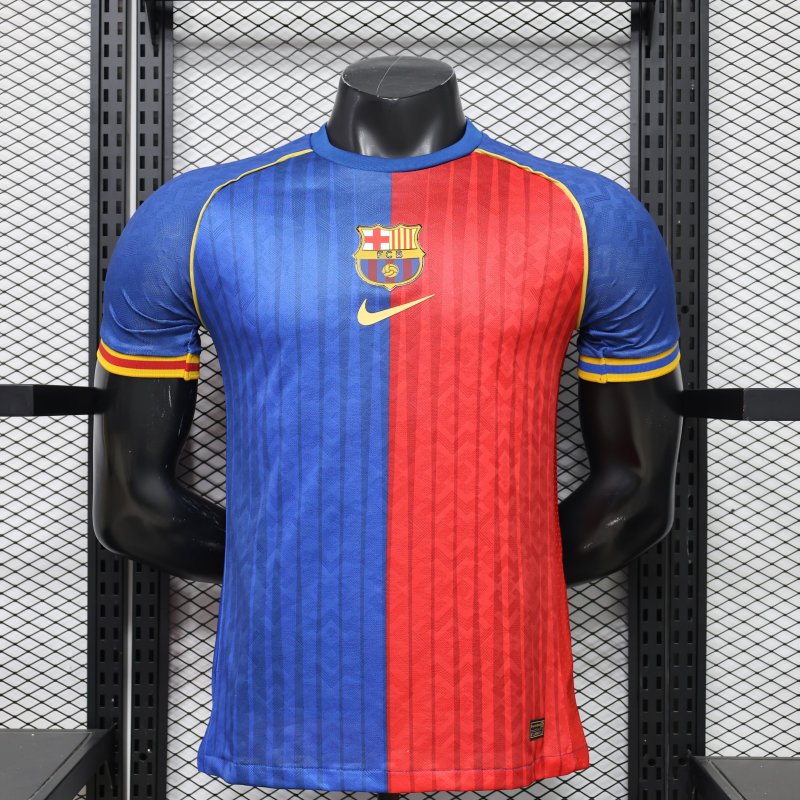 2026-27 Mens Barcelona Red Blue Special Edition  Player  soccer jersey