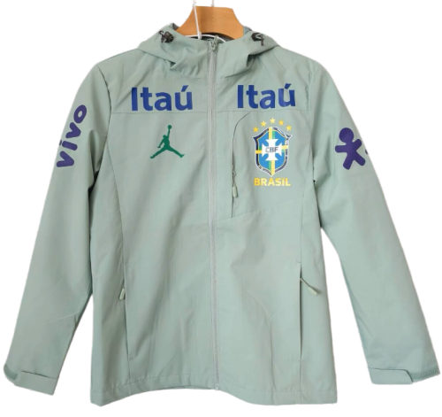 2026-27 Brazil  light blue Windbreaker