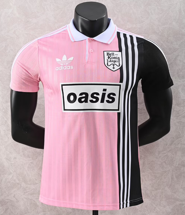 2026-27 Mens Oasis  pink  Polo  Player version soccer jersey