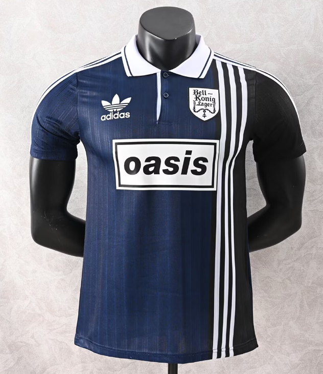 2026-27 Mens Oasis navy blue Polo  Player version soccer jersey