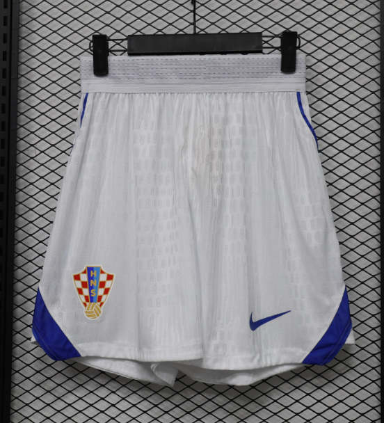 2026-27 Croatia Home Player Version Shorts Pants