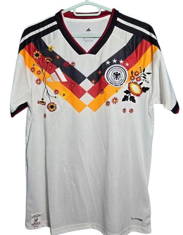 2026-27 Germany home floral embroidery white soccer jersey