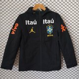 2026-27 Brazil  Black Windbreaker