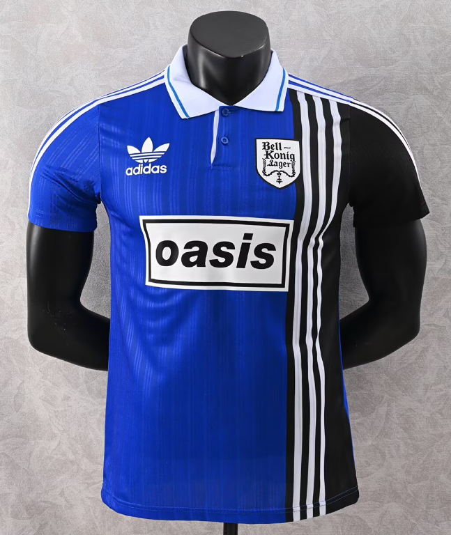 2026-27 Mens Oasis  dark blue  Polo  Player version soccer jersey