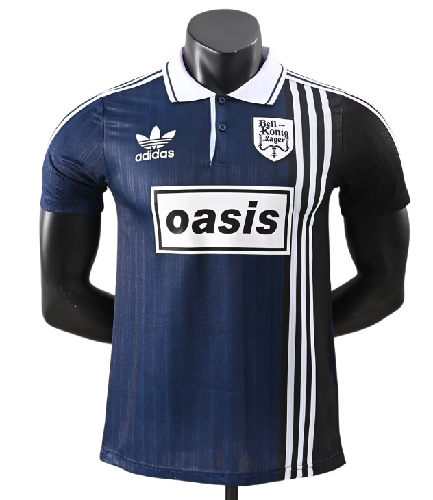 2026-27 Mens Oasis navy blue Polo  Player version soccer jersey