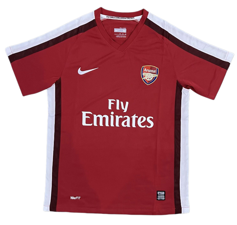2008-09 Mens Arsenal Retro  home red soccer Jersey