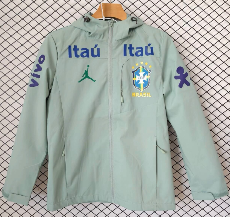 2026-27 Brazil  light blue Windbreaker