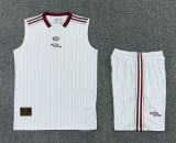 2025-26 Mens Arsenal white vest Training Short Suit