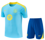 2025-26 Mens Barcelona  blue Training Short Suit