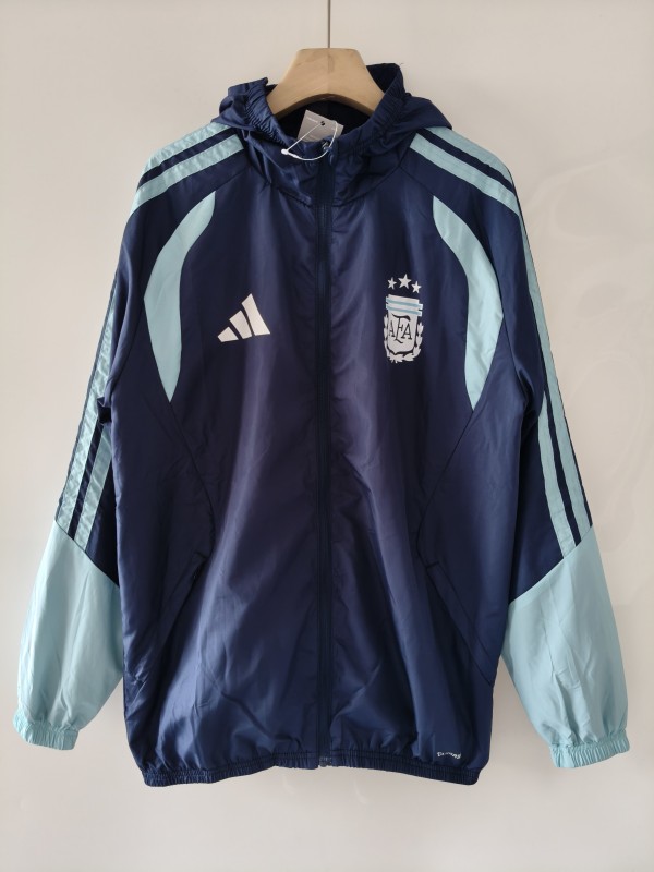 2026-27 Argentina  royal blue Windbreaker