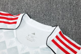 2025-26 Manchester United white vest Training Short Suit