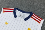 2025-26 Roma White vest Training Short Suit
