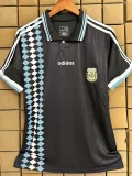 1994 Argentina Black Special Edition Retro Soccer Jersey