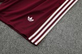 2025-26 Mens Arsenal Wine Red  vest Training Short Suit