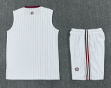 2025-26 Mens Arsenal white vest Training Short Suit