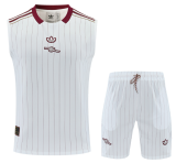 2025-26 Mens Arsenal white vest Training Short Suit
