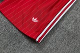 2025-26 Manchester United red vest Training Short Suit