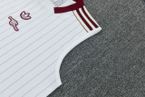 2025-26 Mens Arsenal white vest Training Short Suit