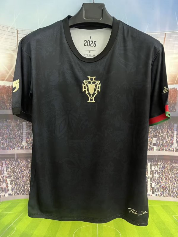 2026-27 Mens Portugal  Special Edition black soccer Jersey