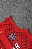 2025-26 Mens PSG red vest short training suit