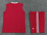 2025-26 Manchester United red vest Training Short Suit