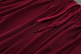 2025-26 Mens Arsenal Wine Red  vest Training Short Suit
