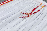 2025-26 Roma White vest Training Short Suit