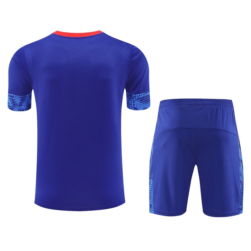 2025-26 Mens RB Leipzig blue short training suit