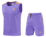 2025-26 Manchester United Purple vest Training Short Suit