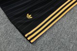 2025-26 Manchester United black vest Training Short Suit
