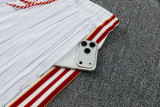2025-26 Roma White vest Training Short Suit