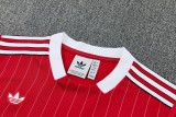 2025-26 Manchester United red vest Training Short Suit