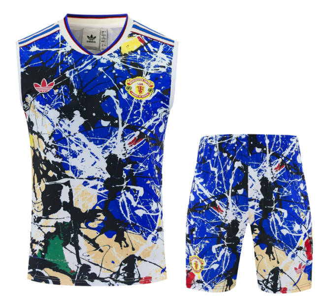 2025-26 Manchester United special edition vest Training Short Suit